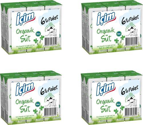 Organik Süt 200 Ml X 24 Adet