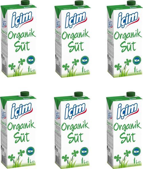 Organik Süt 1 Lt X 6 Adet