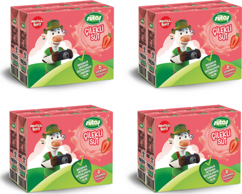 Çilekli Süt 180 Ml X 24 Adet
