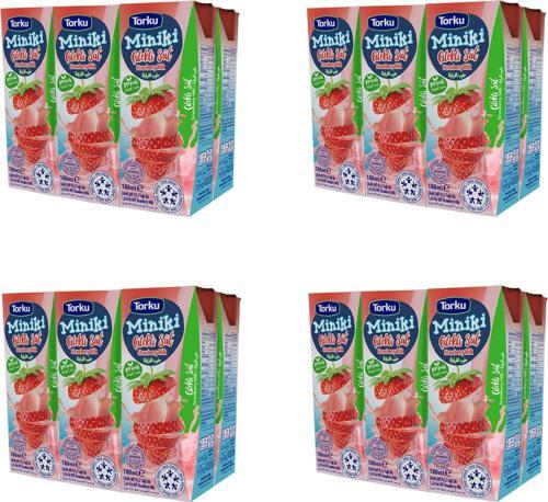 Miniki Çilekli Süt 180 Ml X 24 Adet