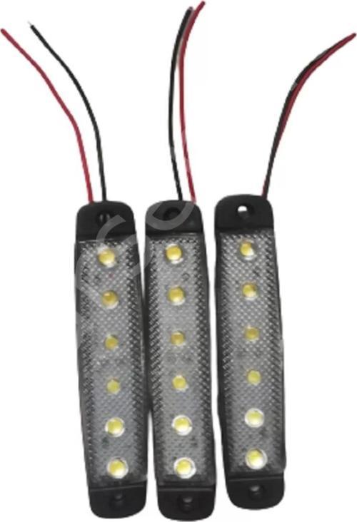 6 Parmak Siyah led ( 3 adet )