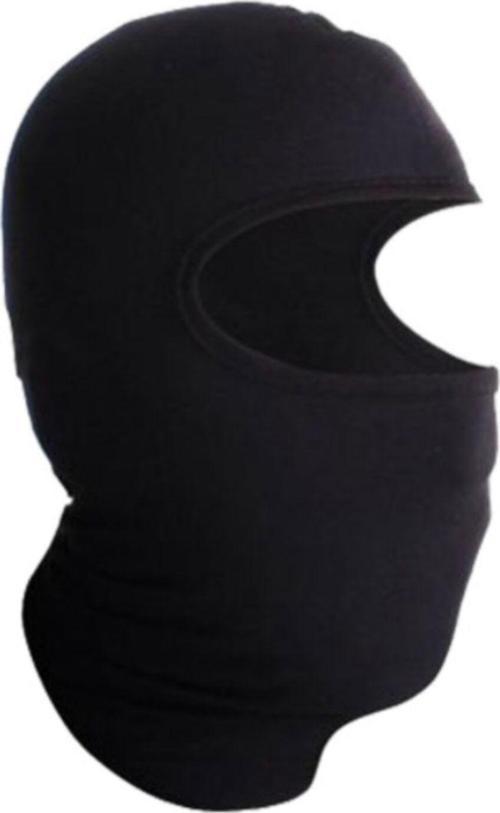 Maske Balaklava Ince 1360 Düz Siyah