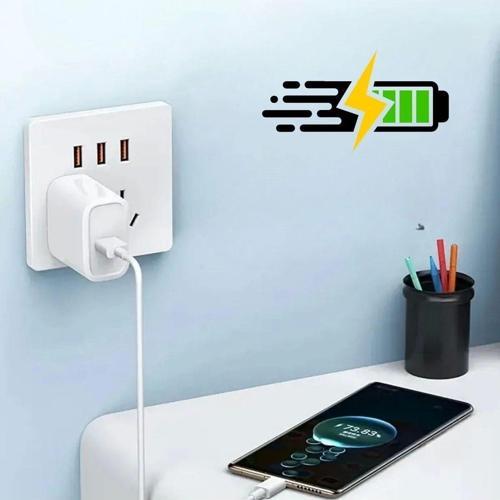 120W Usb Hızlı Type C Uçlu Kablolu Şarj Aleti Byrnew