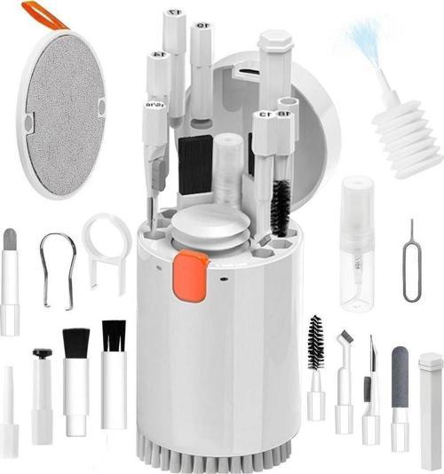 20 Parça Çok Fonksiyonlu Bilgisayar Temizleme Seti Klavye Cep Telefonu Kablosuz Kulaklık Temizleme Kiti