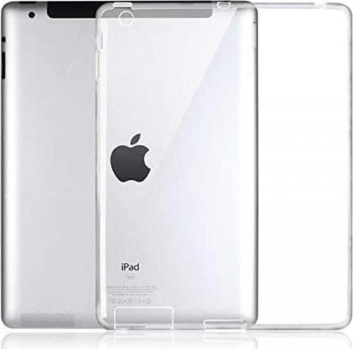 Apple iPad 3 Kılıf Şeffaf Yumuşak Süper Lüx Esnek Renksiz Silikon Kapak 