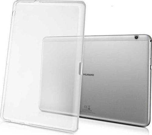 Huawei MediaPad T3 10 Kılıf Şeffaf Yumuşak Süper Lüx Esnek Renksiz Silikon Kapak  