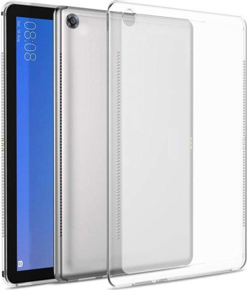 Lenovo M10 Plus TB-X606F Kılıf Şeffaf Yumuşak Süper Lüx Esnek Renksiz Silikon Kapak  
