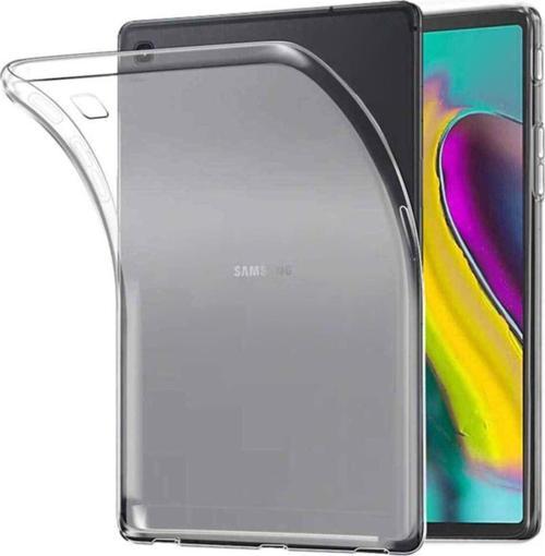 Samsung Galaxy Tab S5E SM-T720 Kılıf Şeffaf Yumuşak Süper Lüx Esnek Renksiz Silikon Kapak 
