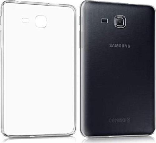 Samsung Galaxy Tab A SM-T280 Kılıf Şeffaf Yumuşak Süper Lüx Esnek Renksiz Silikon Kapak  