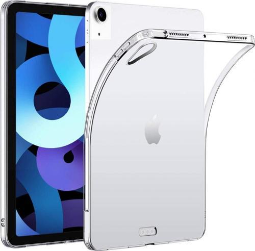 Apple iPad Air 4 10.9 2020 (4.Nesil) Kılıf Şeffaf Yumuşak Süper Lüx Esnek Renksiz Silikon Kapak 