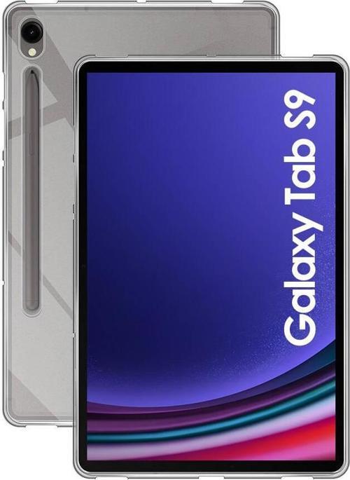 Samsung Galaxy Tab S9 SM-X710B Kılıf Şeffaf Yumuşak Süper Lüx Esnek Renksiz Silikon Kapak  