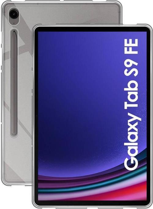 Samsung Galaxy Tab S9 FE+ Plus SM-X610 Kılıf Şeffaf Yumuşak Süper Lüx Esnek Renksiz Silikon Kapak  