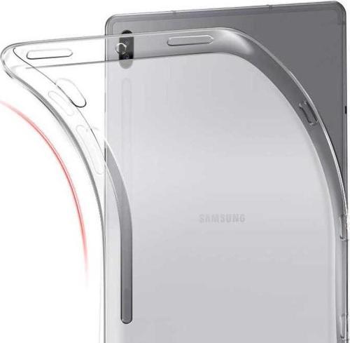 Samsung Galaxy Tab S8 Kılıf Şeffaf Yumuşak Süper Lüx Esnek Renksiz Silikon Kapak 