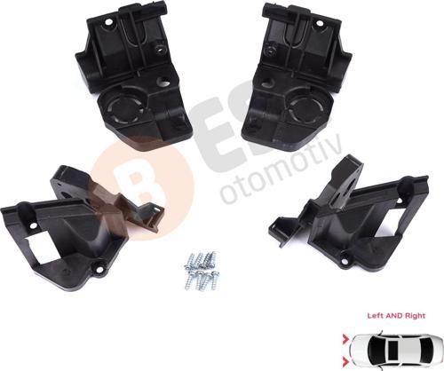 Peugeot 308 MK2 T9 2013-2021 4/5 Kapı 9807658080 9807657780 İçin Sağ Sol Ön Far Ayak Tamir Seti