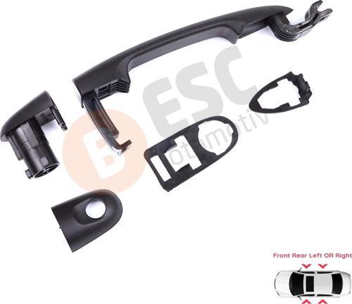 Renault Kangoo FW KW 2007-2021 Nissan NV250 Mercedes Citan W415 için Ön veya Arka Dış Kapı Açma Kolu