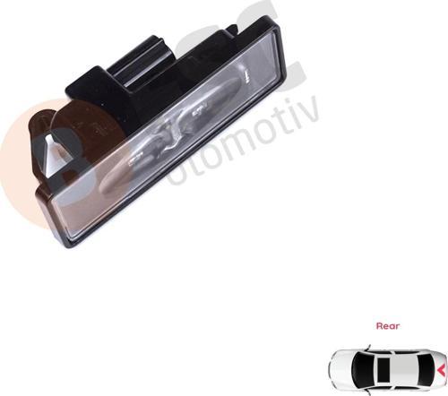 Renault Megane 4 Talisman Clio 5 Scenic 4 Master 3 Trafic 3 Nissan Opel Infiniti için Plaka Lambası