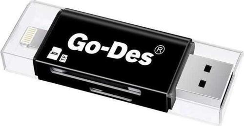 Gd-dk102 Lightning & Micro Usb Veri Aktarımı Sd & Micro Sd Kart Okuyucu