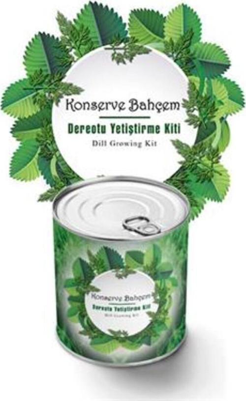 Konserve Bahçem Evde Konservede Dereotu Yetiştirme Kiti Aparatı