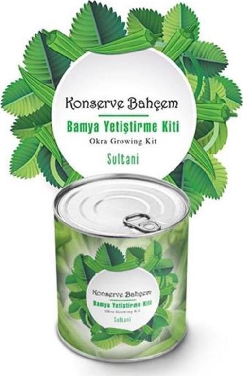 Konserve Bahçem Evde Konservede Sultani Bamya Yetiştirme Kiti Bernami Özel Artber