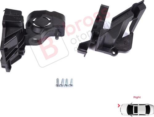 Peugeot 308 MK2 T9 2013-2021 4/5 Kapı 9807657780 İçin Sağ Ön Far Ayak Tamir Seti