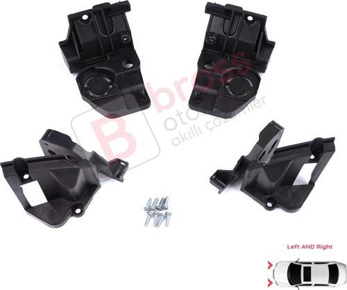 Peugeot 308 MK2 T9 2013-2021 4/5 Kapı 9807658080 9807657780 İçin Sağ Sol Ön Far Ayak Tamir Seti