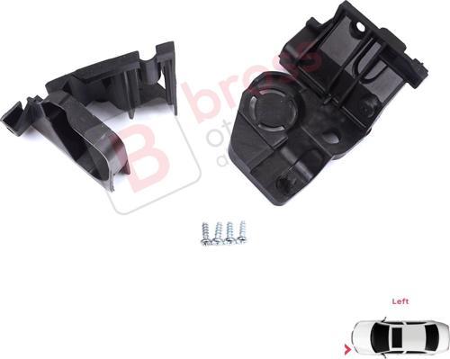 Peugeot 308 MK2 T9 2013-2021 4/5 Kapı 9807658080 İçin Sol Ön Far Ayak Tamir Seti
