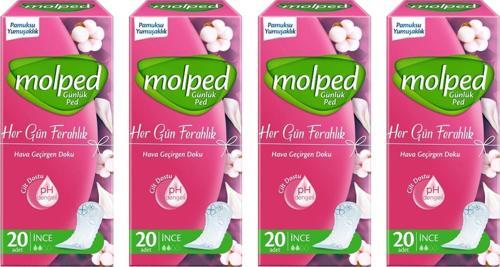 Her Gün Ferahlık Günlük Ped 20 li x 4 Adet