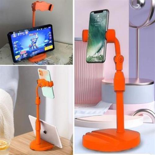 Smyrna Masa Üstü Tablet Ve Telefon Tutucu Plastik Aparat Turuncu Telefon Standı