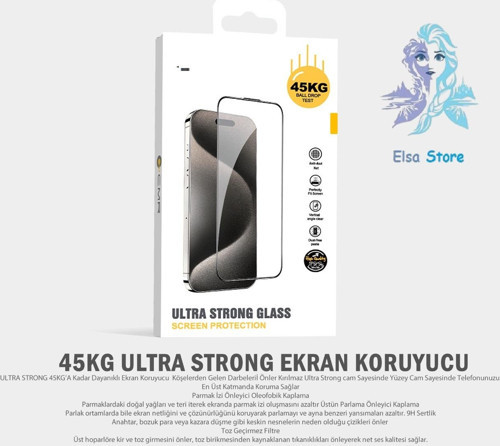 Apple iPhone 16 PRO MAX - 45KG Ultra Strong Ekran Korucu