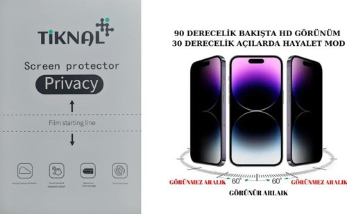 Oppo Realme C21Y - Tiknal Esnek Hayalet MAT Nano Ekran Koruyucu