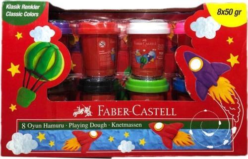 Faber-Castell 8 Renk Oyun Hamuru 8X50 Gr.