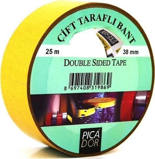 38 Mm X 25 Mt Çift Taraflı Bant