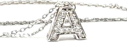 A harfi gümüş minimal kolye