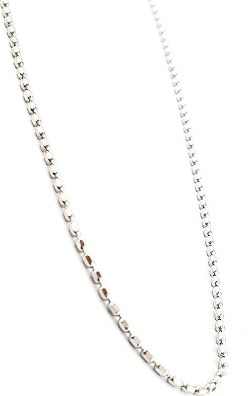 İtalyan 925ayar gümüş Işıltılı ince arpa Zincir Kolye 