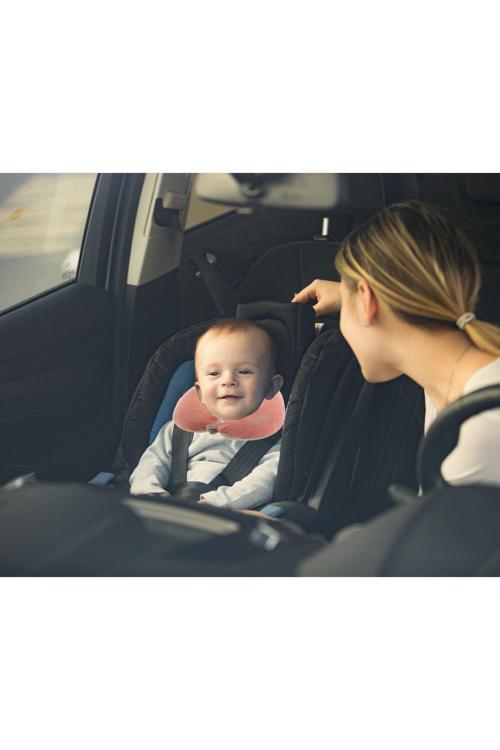 Bebek Boyun Koruyucu Yastık Gül Kurusu