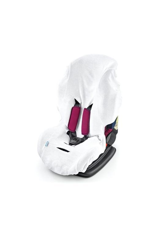 Örme Havlu Oto Koltuğu Kılıfı Beyaz