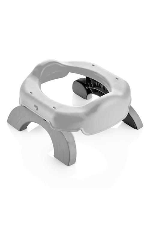 Portatif Lazımlık 3 Hediye Poşetli Gri