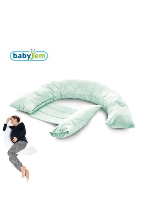 Sırt Destekli Hamile Ve Emzirme Yastığı Yeşil