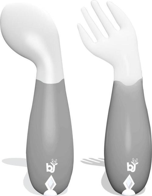 Tutmalı Açılı Çatal Kaşık Beyaz