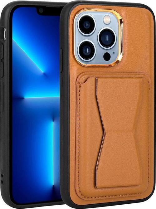 Apple iPhone 12 Pro Kılıf Kartlıklı Standlı ​Pu Deri Zore Memo Kapak