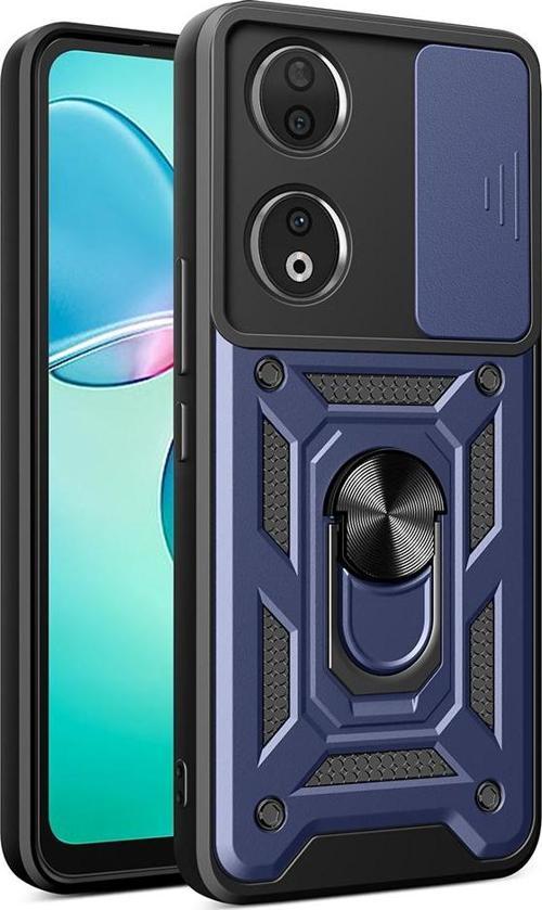 Honor 90  Kılıf Magnetik Standlı Kamera Korumalı Sürgülü Vega Tank Kapak