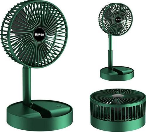 Masaüstü Vantilatör Şarjlı Vantilatör 3 Kademeli Vantilatör Fan Masa Üstü Kompakt Vantilatör