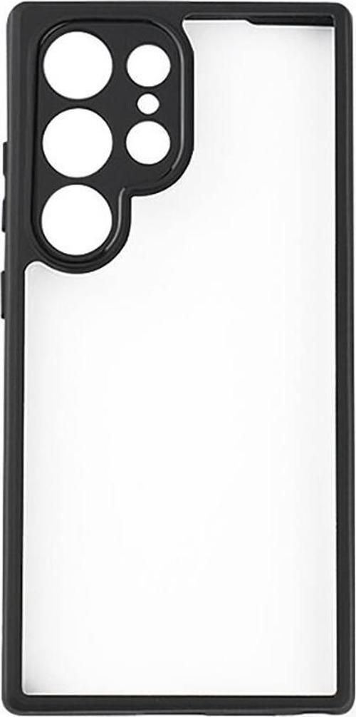 Samsung Galaxy S24 Ultra Kılıf Kamera Korumalı Şeffaf Arka Yüzey Zore New Roll Kapak