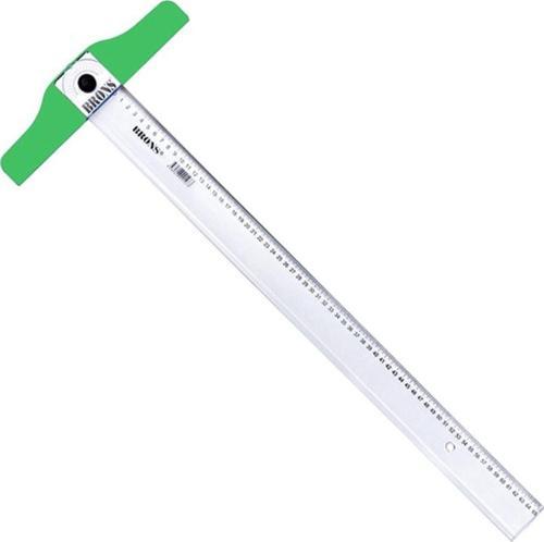 Açılı Katlanabilir T Cetveli Şeffaf Gövde 65 Cm Br-111