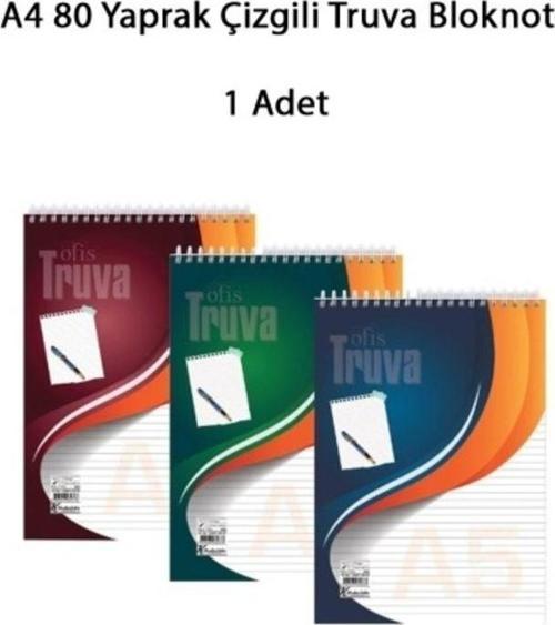 A4 80 Yaprak Çizgili Truva Bloknot