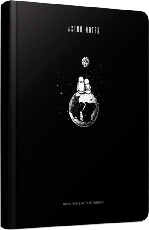 Gıpta Astro Notes Tasarımlı Defter 120 Yaprak Çizgisiz A7