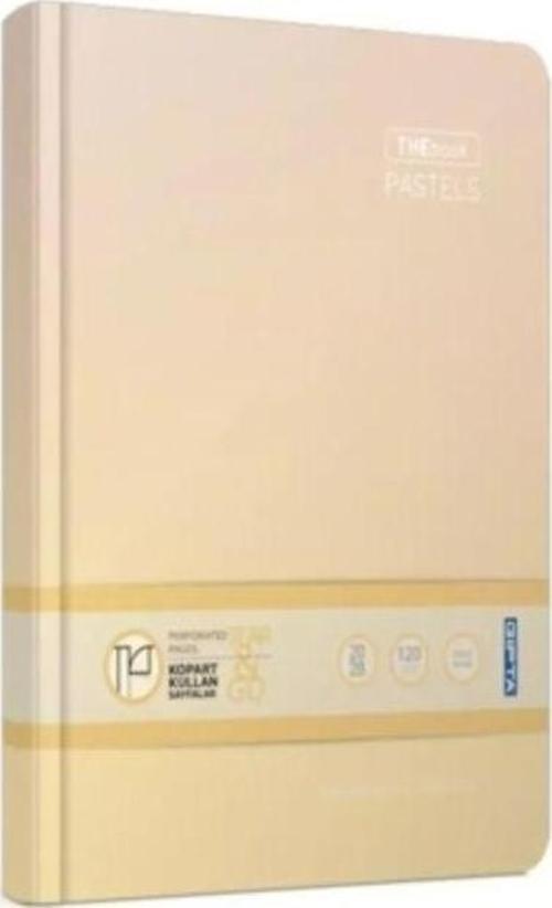 Thebook Pastels Sert Kapak Çizgili 160 Yaprak 14X20 Cm Defter
