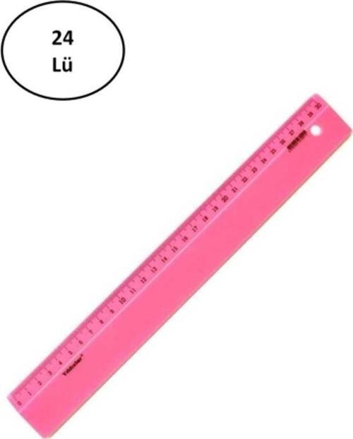 Yıldızlar 30 Cm Elastik Kırılmaz Cetvel 24'Lü