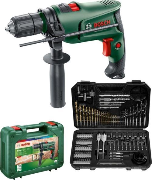 Easyimpact 600 13Mm 600 Watt Darbeli Matkap + 103 Parça Matkap Ucu Vidalama Ucu Lokma Ucu Seti