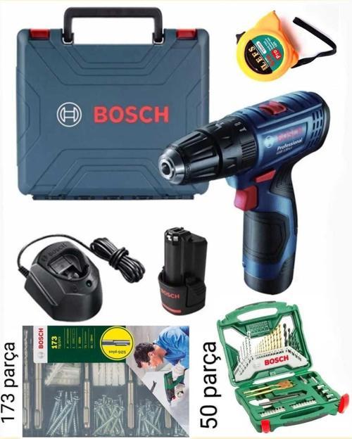 Gsb 120 Li Çift Batarya Ve Bosch 224 Parça Aksesuar Seti